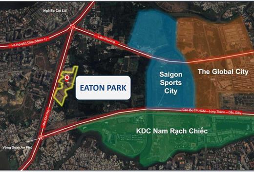 Vị trí Khu căn hộ cao cấp Eaton Park thu hút nhà đầu tư